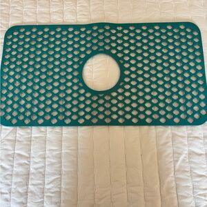 New Sink Mat, Easy To Multifunctional Sink Mat for Home- Turquoise Color